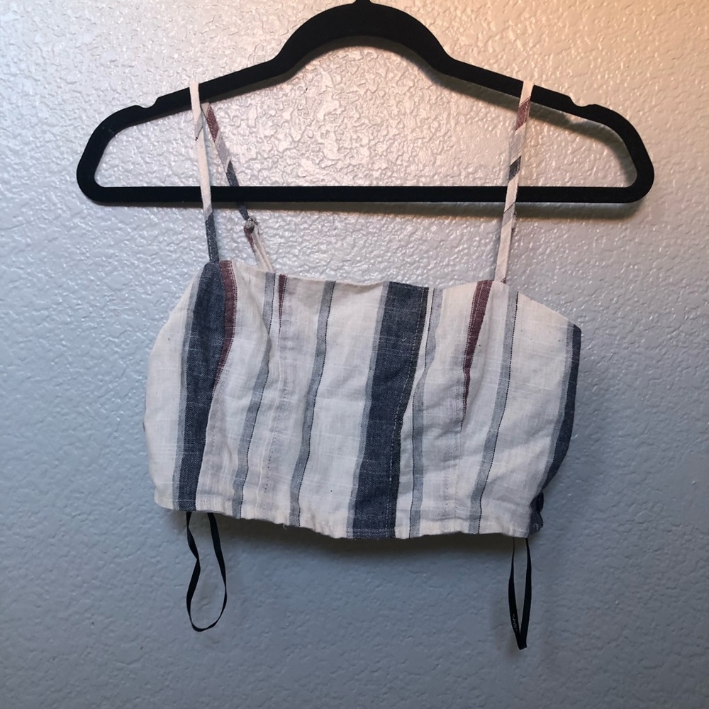 Striped Crop Top